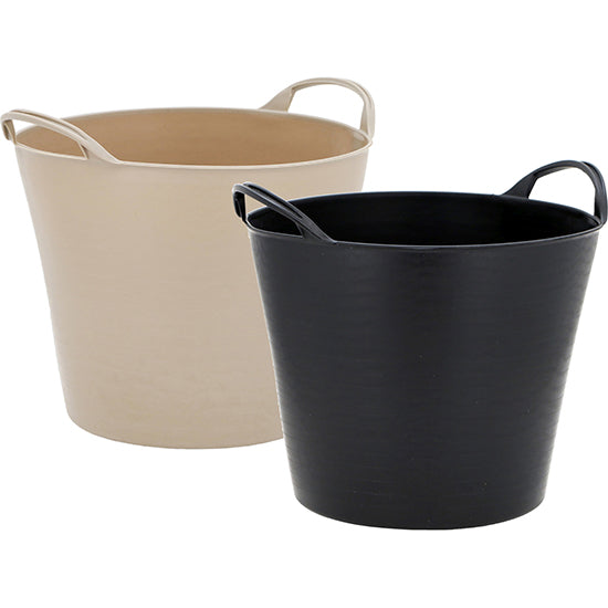 CESTO PARA VENDIMIA NEGRO N - 2 CON CAPACIDADA DE 26 LITROS - La Cooperativa
