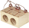RATONERA MADERA 2 AGUJEROS 28 MM La Cooperativa
