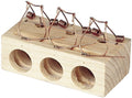 RATONERA MADERA 3 AGUJEROS 28 MM La Cooperativa