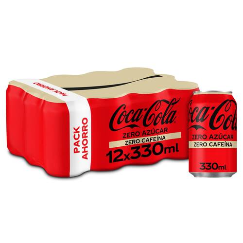 COCA COLA ZERO ZERO LATA 33 PACK 12 HIJOS DE LUIS RODRIGUEZ, S.A.