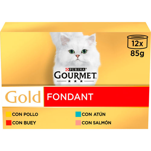GOURMET GOLD FONDANT 12X85 GRS. ASTURMASCOTAS PETS S.L.U. (FRISKIES)