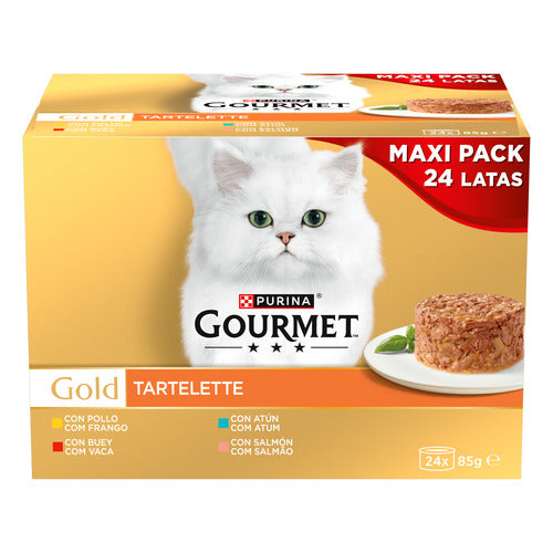 GOURMET MAXIPACK GOLD TARTELETTE SURTIDO 24x85GR ASTURMASCOTAS PETS S.L.U. (FRISKIES)