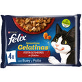 FELIX SENSATIONS CARNE 4x85G ASTURMASCOTAS PETS S.L.U. (FRISKIES)
