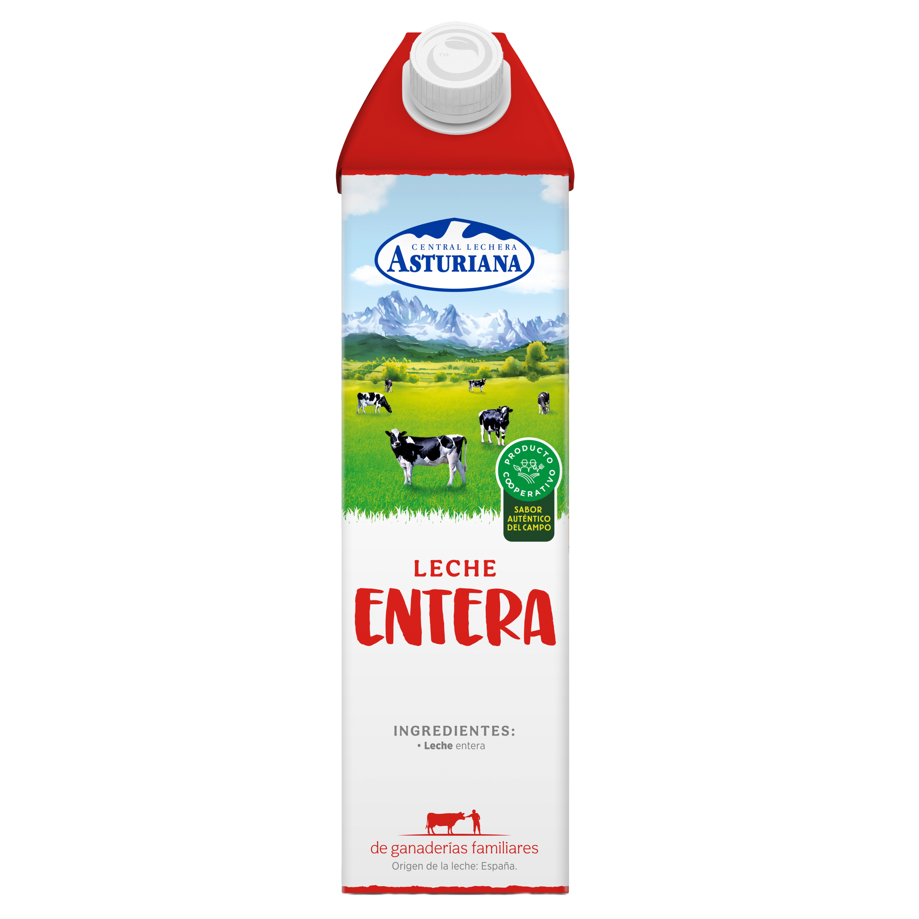 Leche Entera Central Lechera Asturiana Brik 1L Central Lechera Asturiana