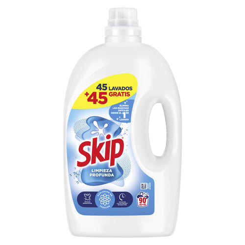 DETERGENTE LIQ SKIP ACTIVE CLEAN 45+45 HIJOS DE LUIS RODRIGUEZ, S.A.