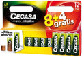 Pilas Cegasa Alkaline LR6 8+4 La Cooperativa