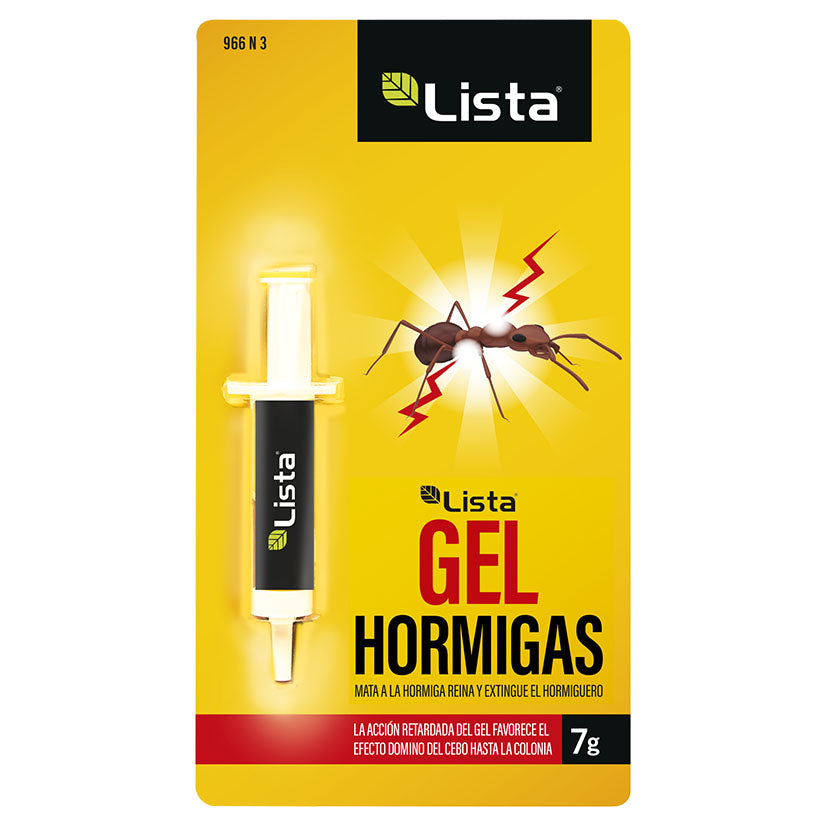 GEL HORMIGAS. JERINGA 7 GR LISTA