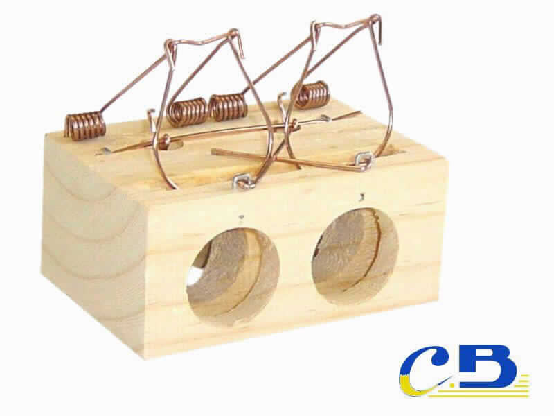 RATONERA MADERA 2 AGUJEROS 28 MM COMERCIAL DE FERRETERIA BRESME, S.L.