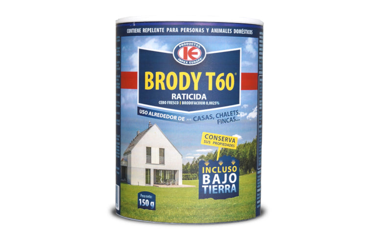 RATICIDA BRODY T60 150 GRS IMPEX EUROPA, S.L.