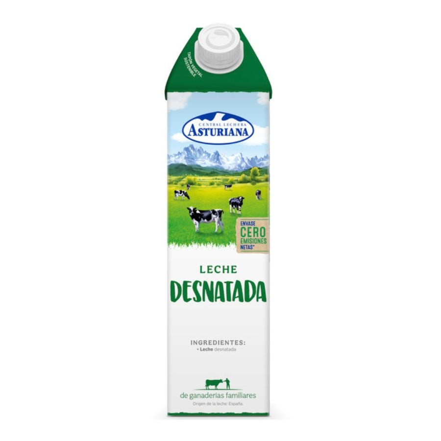 LECHE DESNATADA CLAS BRICK 1L CORPORACION ALIMENTARIA PEÑASANTA