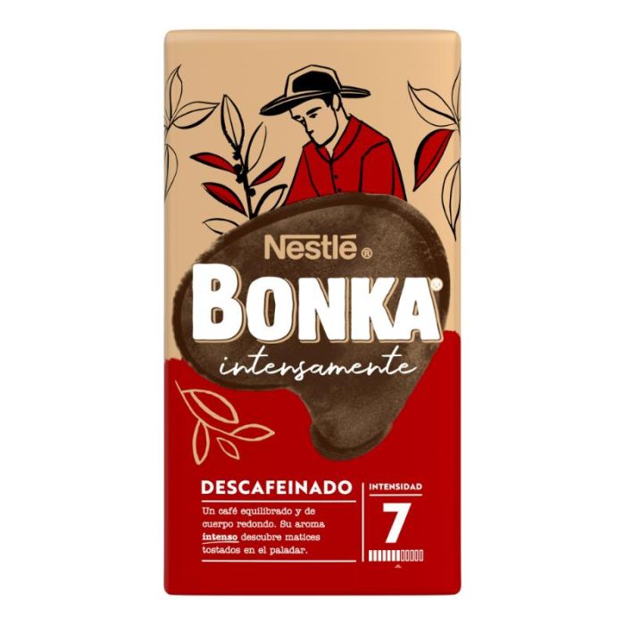 CAFE BONKA MOLIDO DESCAF. 250GR HIJOS DE LUIS RODRIGUEZ, S.A.