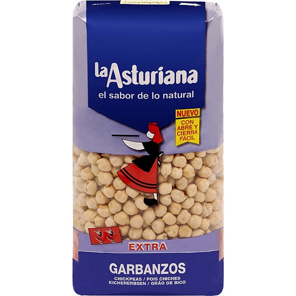 GARBANZO LA ASTURIANA EXTRA 1KG HIJOS DE LUIS RODRIGUEZ, S.A.