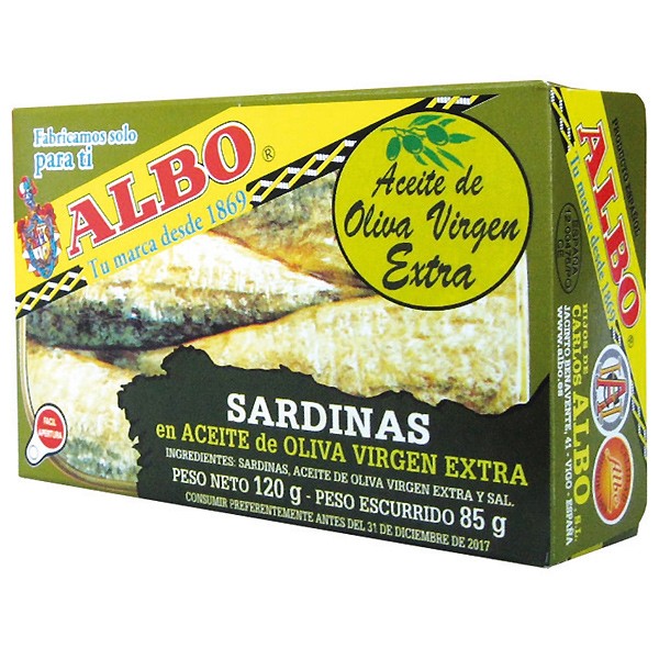 SARDINILLA ALBO ACEITE OLIVA OL-120 HIJOS DE LUIS RODRIGUEZ, S.A.
