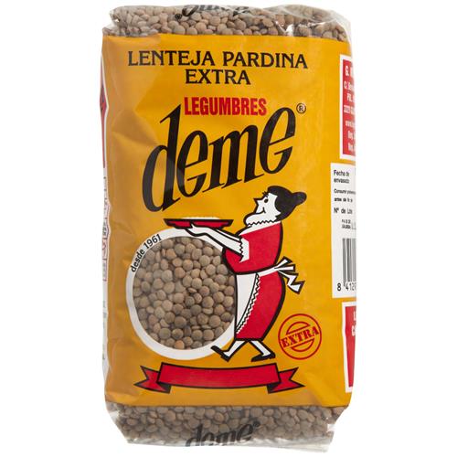 LENTEJA PARDINA EXTRA DEME 1KG G. MENENDEZ, S.L.