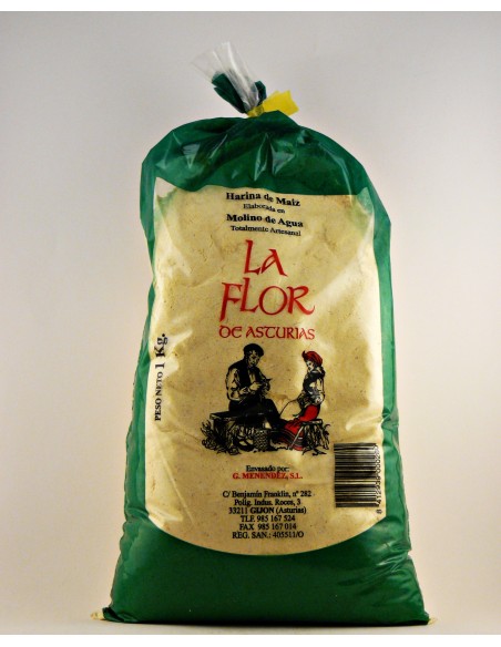 HARINA MAIZ LA FLOR ASTURIAS 1KG G. MENENDEZ, S.L.