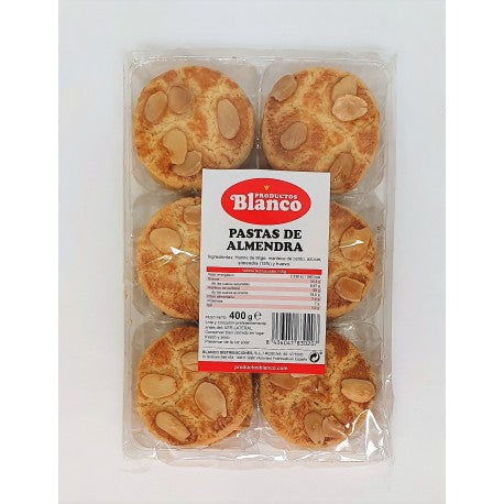 PASTAS ALMENDRA BLANCO 400GR BLANCO DISTRIBUCIONES, S.L.