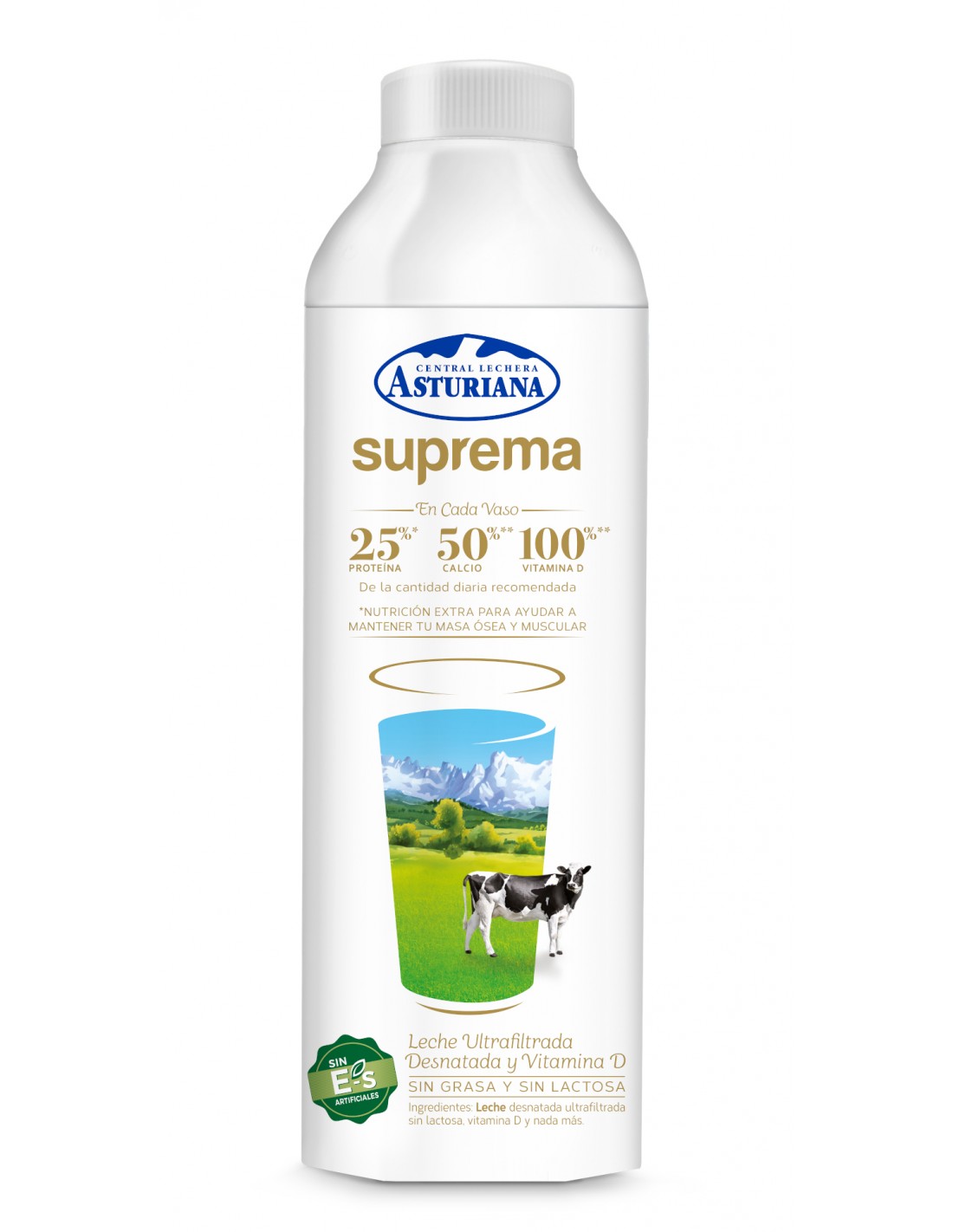 LECHE CLAS SUPREMA 0% BRICK 1L. HIJOS DE LUIS RODRIGUEZ, S.A.