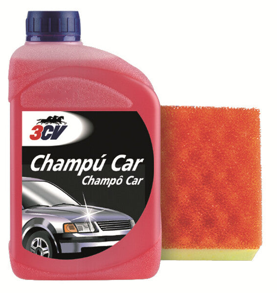 CHAMPU CAR + ESPONJA 3CV 1LT ESPAÑOLA PRODUCTOS QUIMICOS IND.,SA.