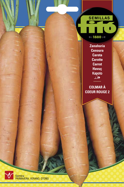 ZANAHORIA COLMAR 15GR FITO SB ASAGRO,SERVICIOS AGRICOLAS S.L.