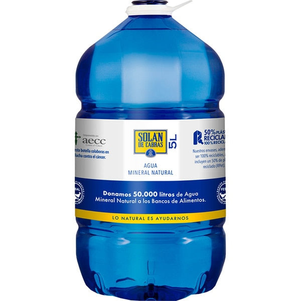 AGUA SOLAN CABRAS 5LT HIJOS DE LUIS RODRIGUEZ, S.A.
