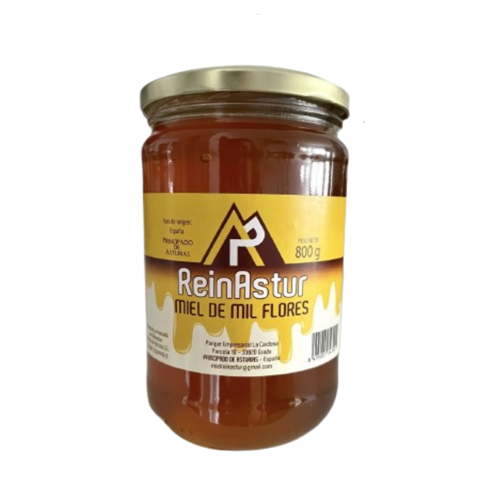 MIEL MIL FLORES REINASTUR T.800 GRS. REINASTUR PRODUCCION APICOLA, S.L.