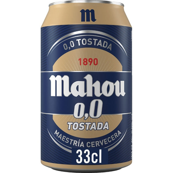 CERVEZA MAHOU 0.0 TOSTADA L.33CL HIJOS DE LUIS RODRIGUEZ, S.A.