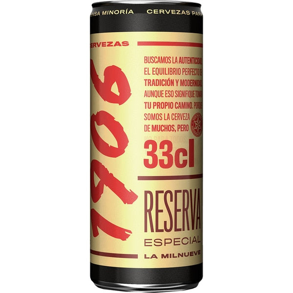 CERVEZA RESERVA 1906 L.33CL HIJOS DE LUIS RODRIGUEZ, S.A.