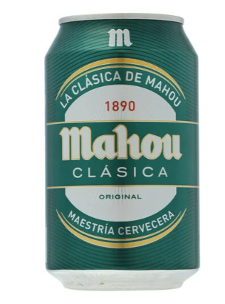 CERVEZA MAHOU CLASICA LATA 33CL HIJOS DE LUIS RODRIGUEZ, S.A.