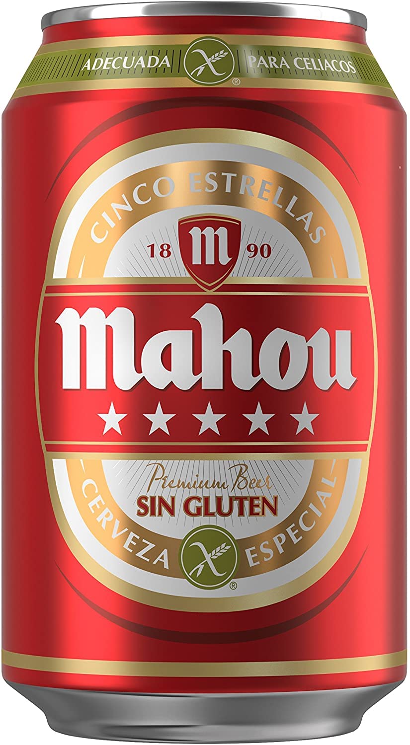 CERVEZA MAHOU S/GLUTEN LATA 33CL HIJOS DE LUIS RODRIGUEZ, S.A.