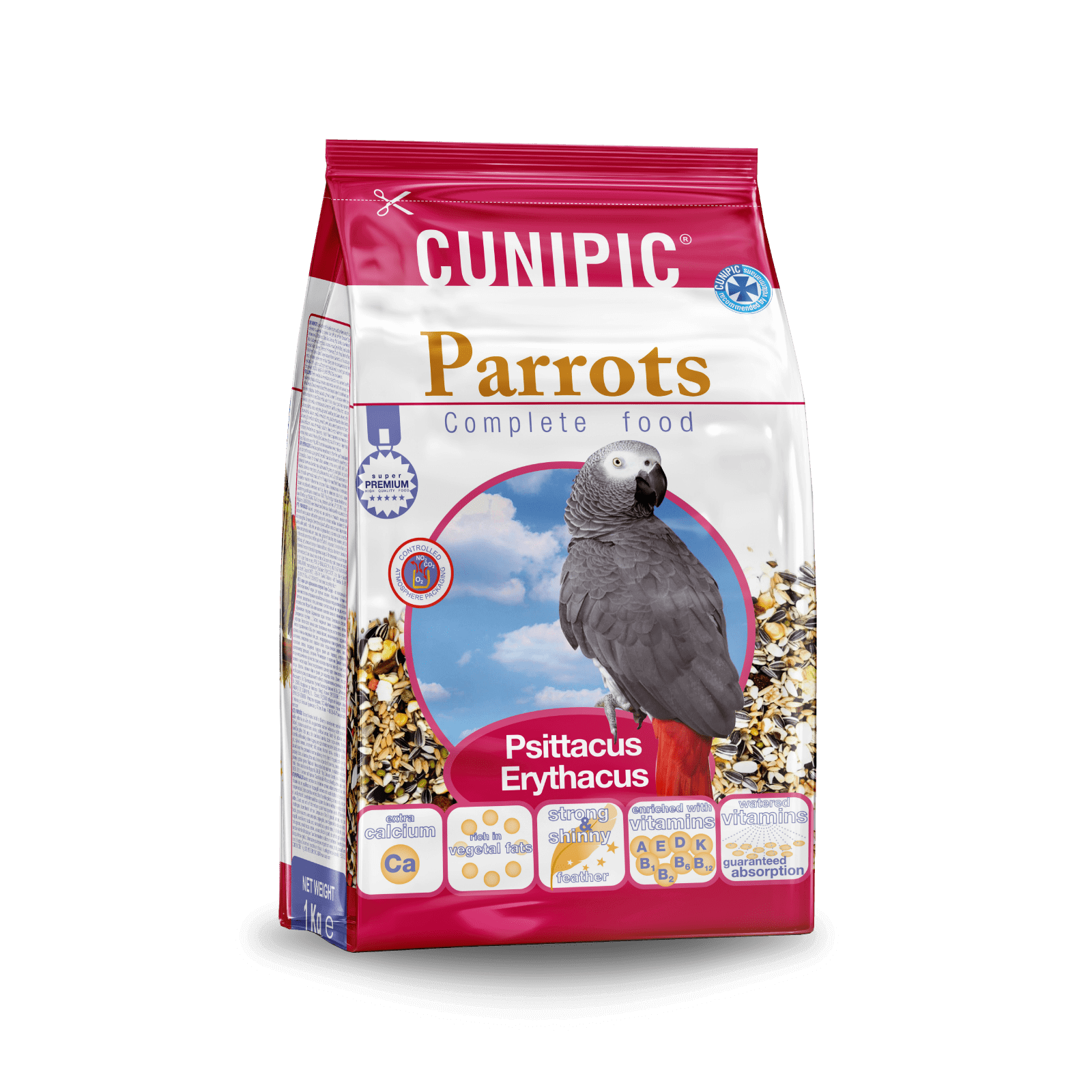 LOROS 3 KG. CUNIPIC CUNIPIC ANIMALS DE COMPANYIA, SL.