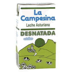 LECHE DESNATADA CAMPESINA BRIK 1L HIJOS DE LUIS RODRIGUEZ, S.A.