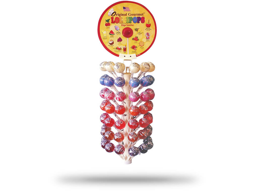 GOURMET ORIGINAL LOLLIPOPS 31 GR CANDYCHOC, S.A.