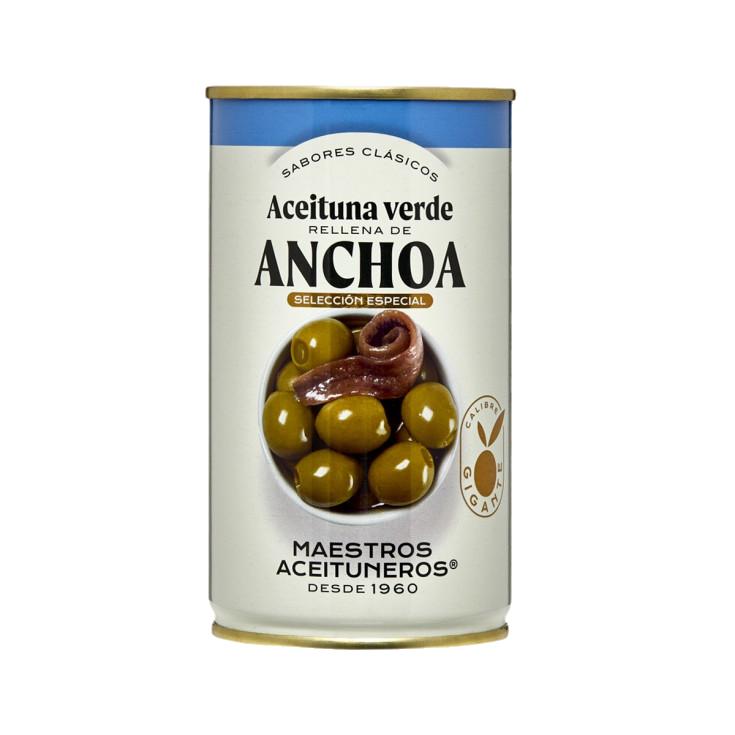MAESTROS ACEITUNA SELECCION L.370ML ACEITUNAS Y ENCURTIDOS ARTESANOS NAVARRA, S.A.