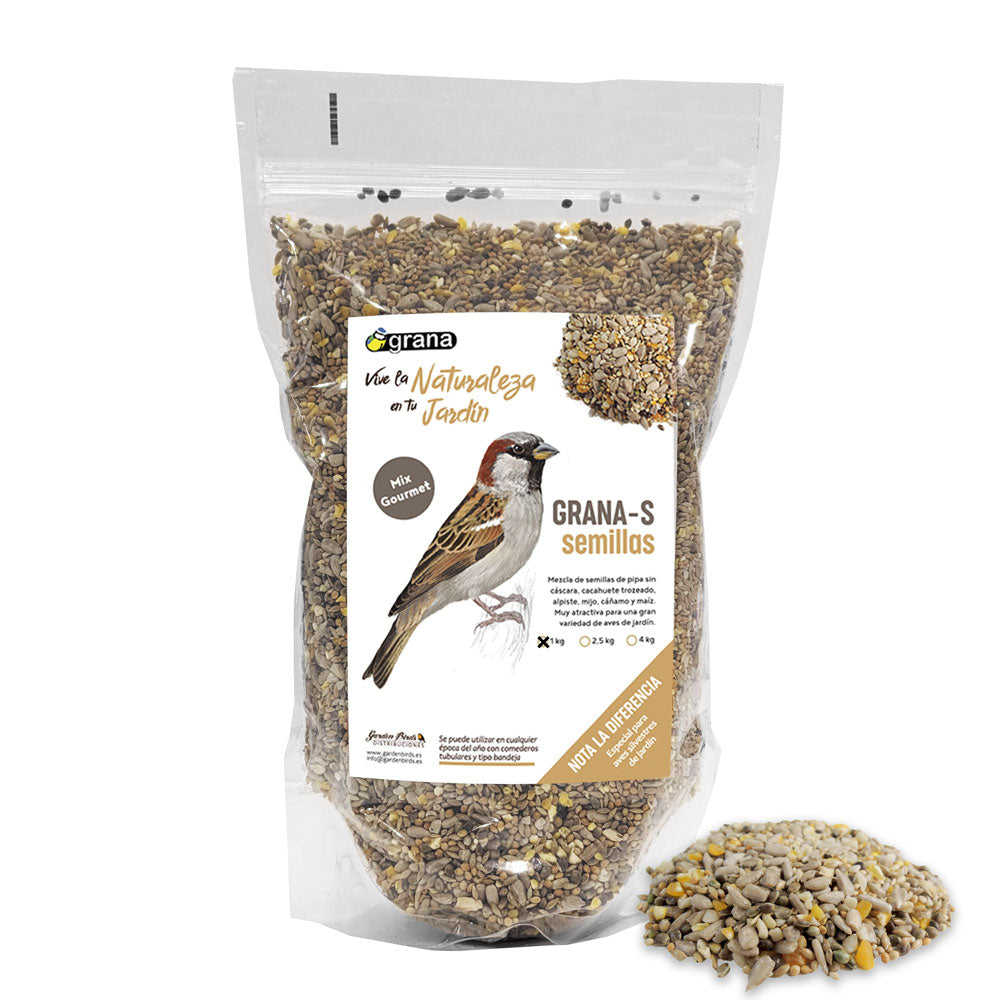 BOLSA MEZCLA SEMILLAS SIN CASCARA 1KG EQUIP BARCELONA 92, S.L.