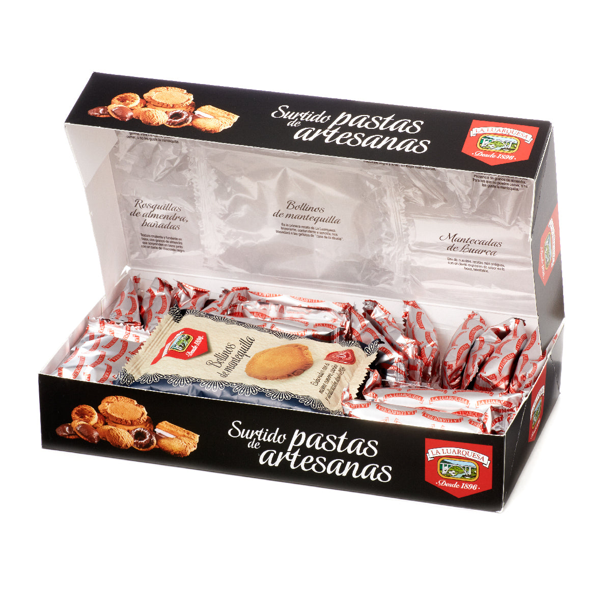 SURTIDO PASTAS LA LUARQUESA 450G G. MENENDEZ, S.L.