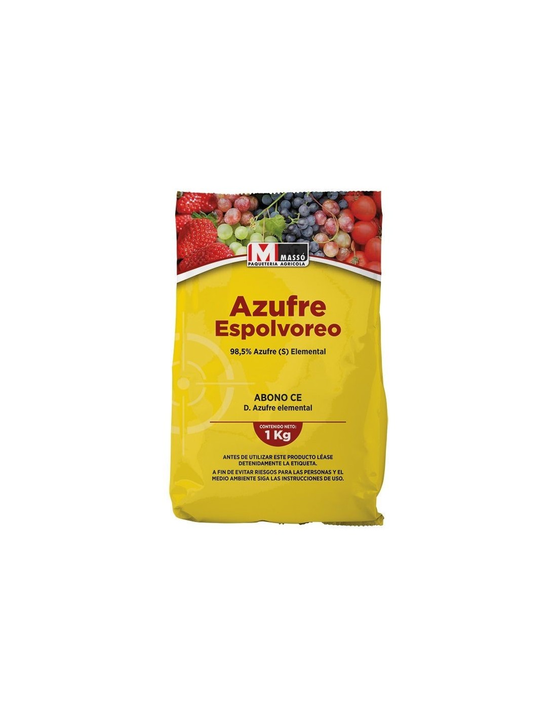 AZUFRE POLVO MASSO KG MUÑOZ DE DIEGO DIV. AGRO, S.L.