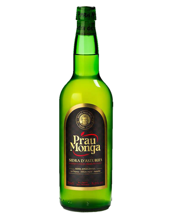 SIDRA PRAU MONGA DOP 70CL. SIDRA ANGELON, S.L.