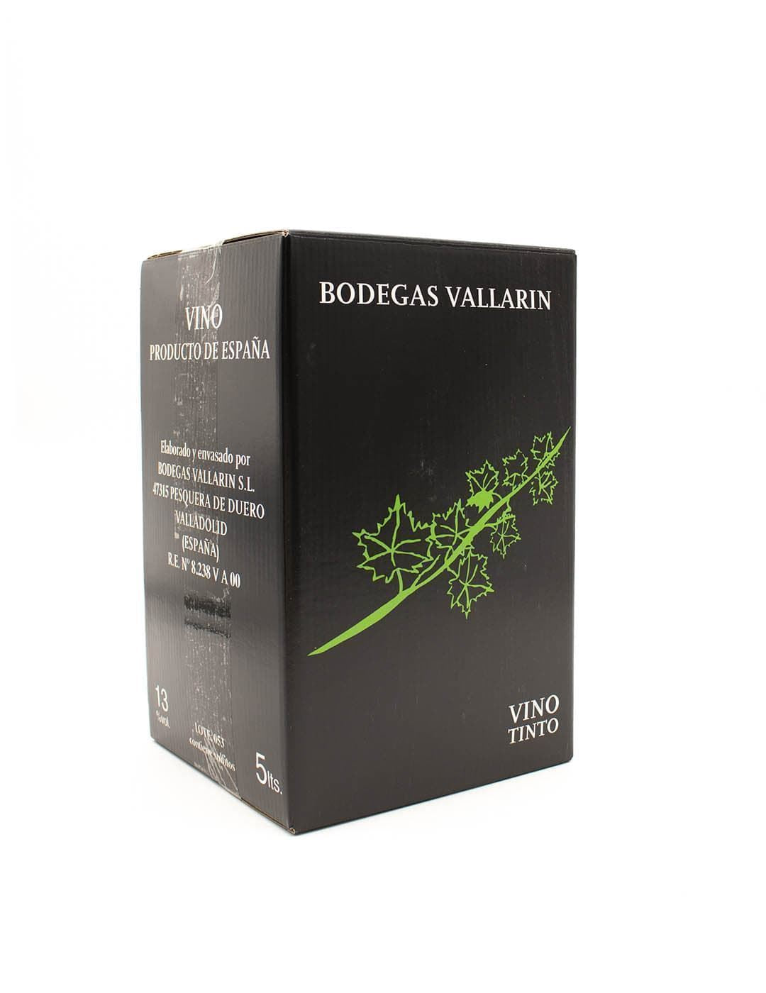 VINO TINTO BAGINBOX TIPO RIBERA 5L COMPAÑIA DE VINOS MIGUEL MARTIN, S.L.