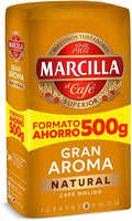 CAFE MOLIDO NAT. MARCILLA 500 GR HIJOS DE LUIS RODRIGUEZ, S.A.