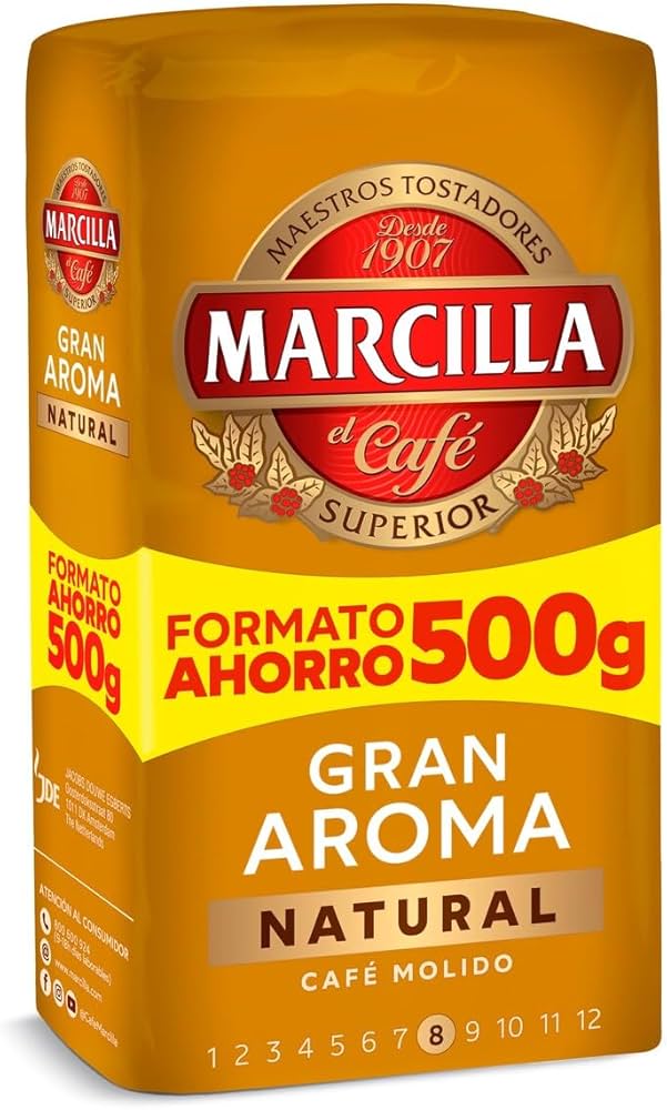 CAFE MOLIDO NAT. MARCILLA 500 GR HIJOS DE LUIS RODRIGUEZ, S.A.