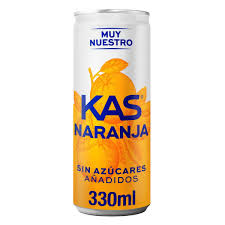 KAS ZERO NARANJA LATA 33 CL HIJOS DE LUIS RODRIGUEZ, S.A.