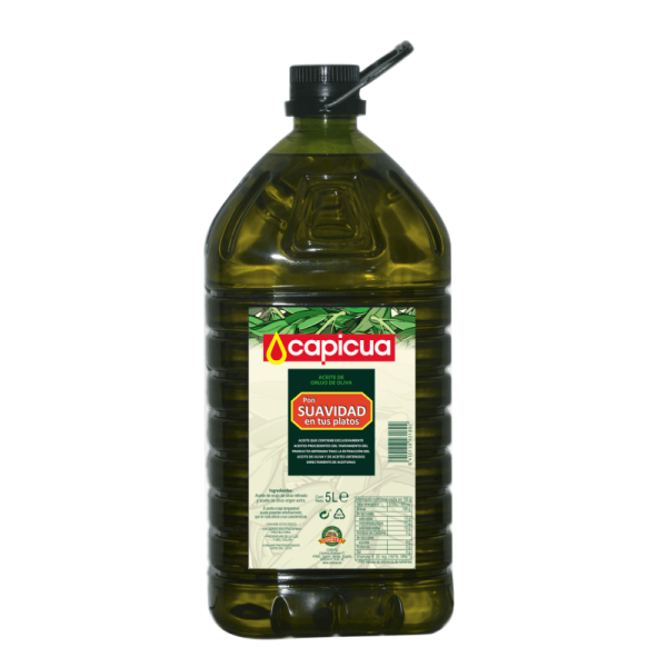ACEITE DE ORUJO DE OLIVA CAPIOLIVA 5L. CIA. OLEICOLA DE REFINACION Y ENVASADO, SA.
