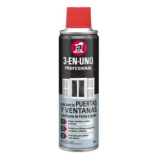 WD-40 PUERTAS Y VENTANAS 250ML EHLIS, S.A.