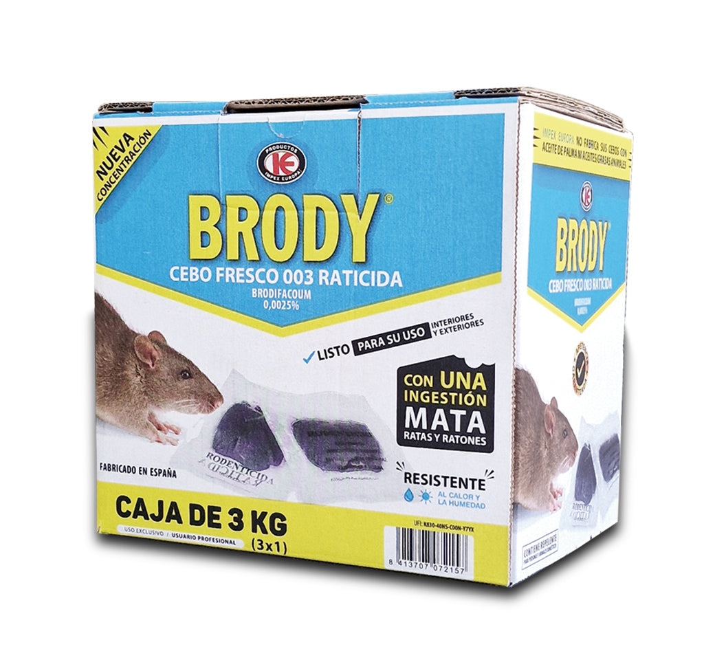 BRODY CEBO FRESCO CAJA 3X1KG IMPEX EUROPA, S.L.