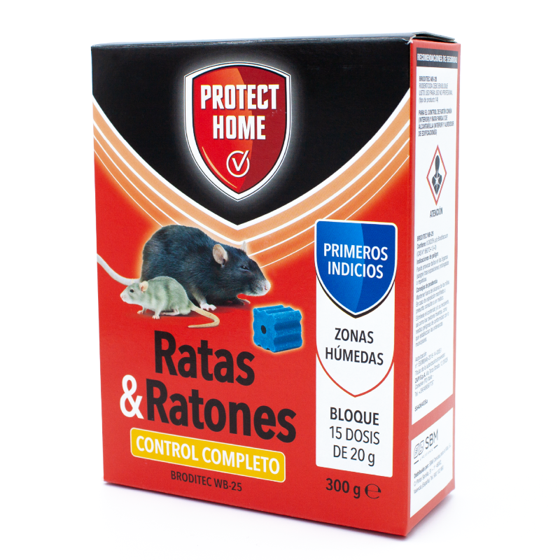 RATICIDA BRIDITEC BLOQUE 300 GRS SIDIPAL