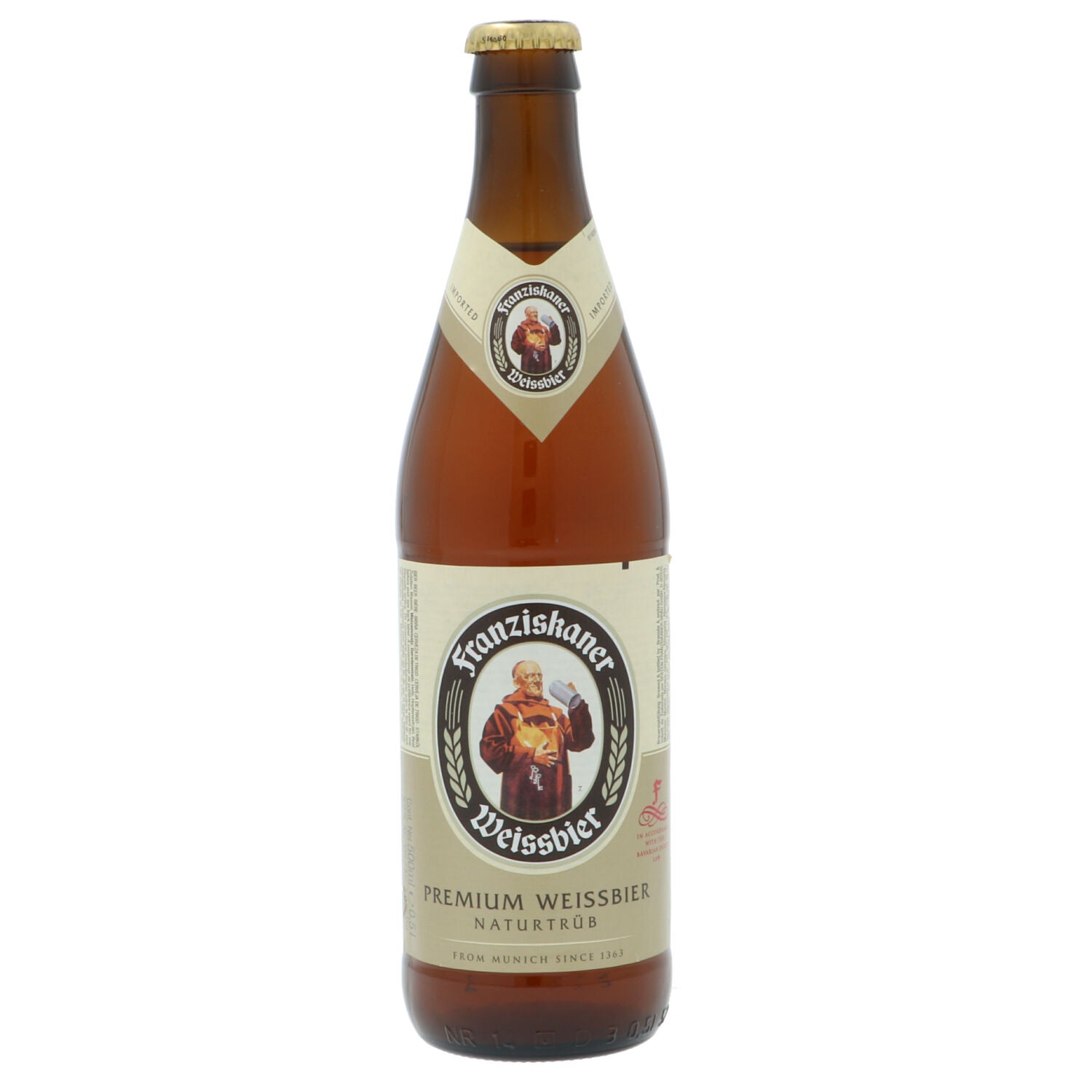 CERVEZA FRANZISKANER BOT.50CL HIJOS DE LUIS RODRIGUEZ, S.A.