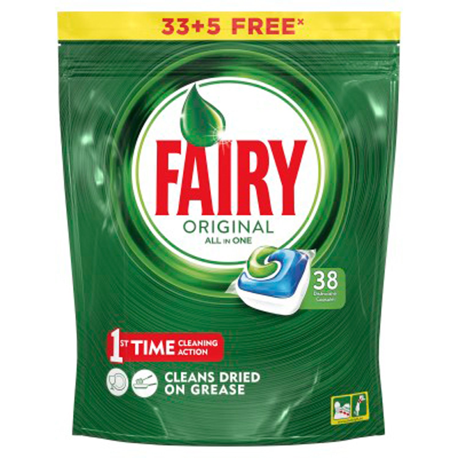 FAIRY VAJILLAS TODO EN 1 21+11 PASTILLAS HIJOS DE LUIS RODRIGUEZ, S.A.
