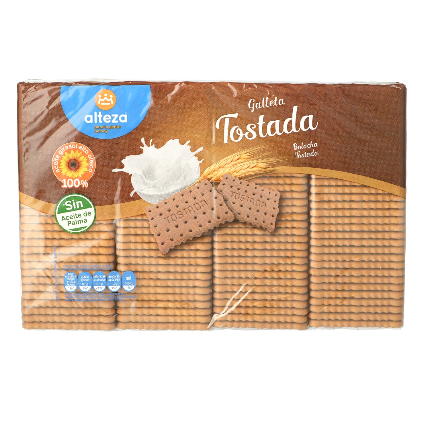 GALLETA TOSTADA ALTEZA 4x200G HIJOS DE LUIS RODRIGUEZ, S.A.