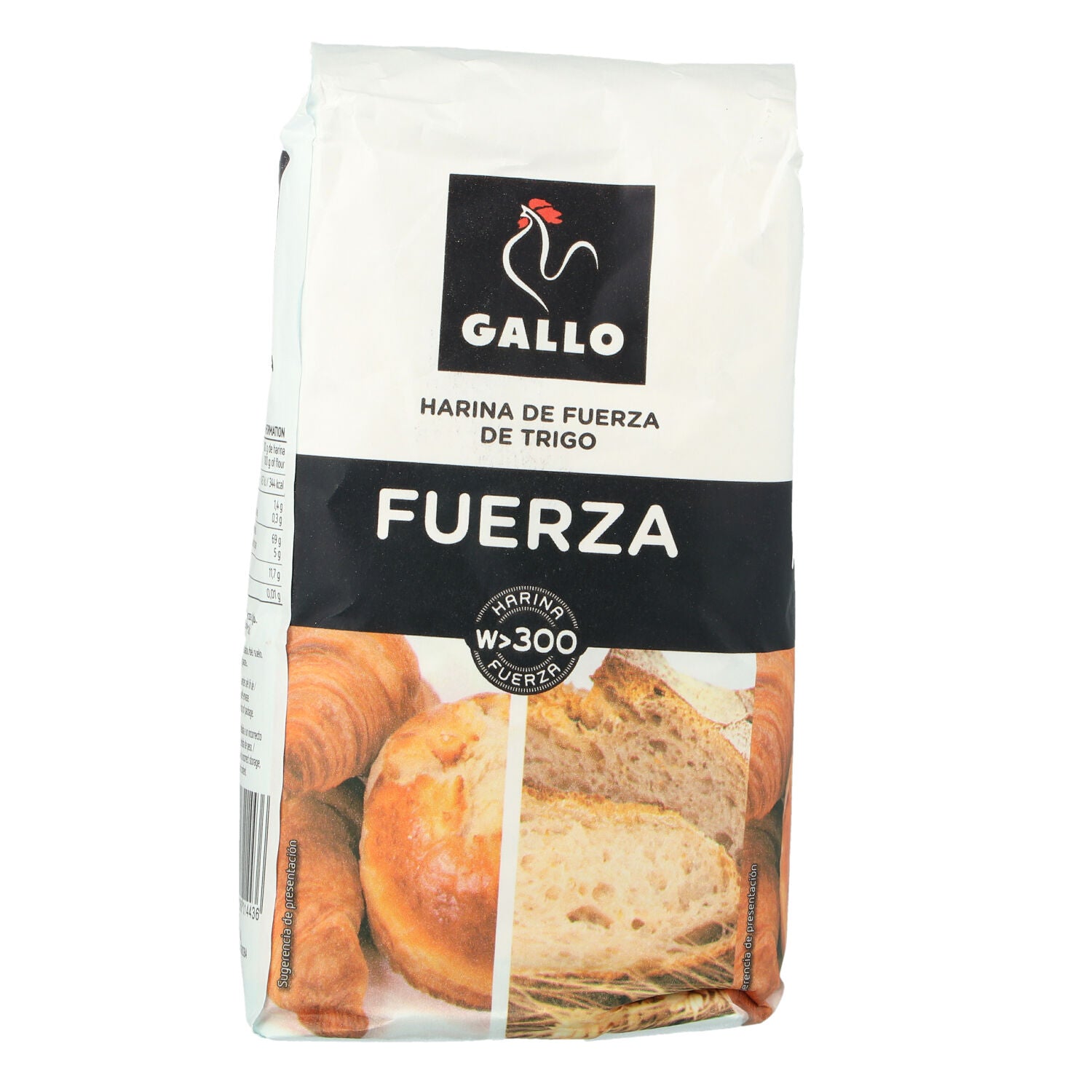 HARINA FUERZA GALLO 1KG. HIJOS DE LUIS RODRIGUEZ, S.A.