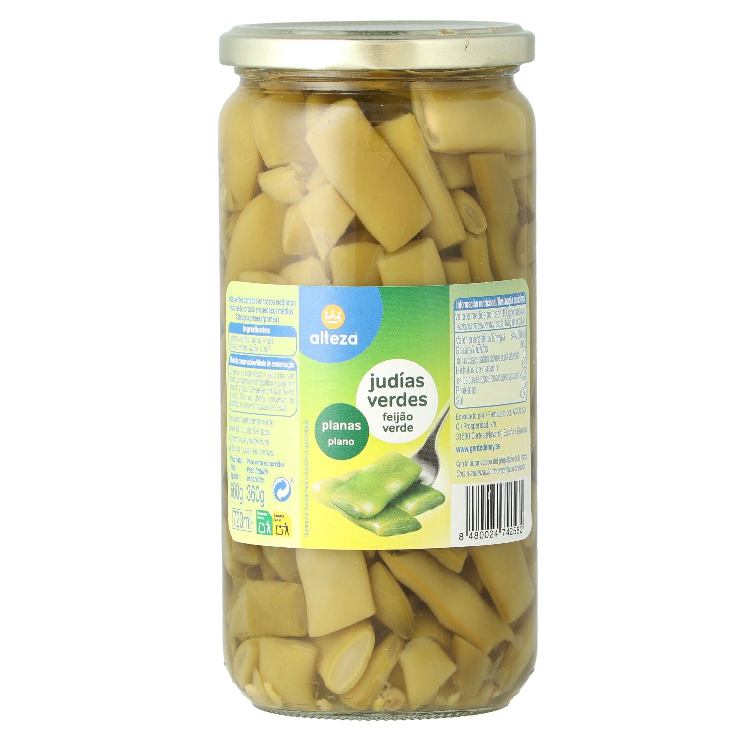 JUDIA ANCHA ALTEZA T.660GR HIJOS DE LUIS RODRIGUEZ, S.A.